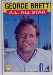 1986 Topps Baseball Cards      714     George Brett AS